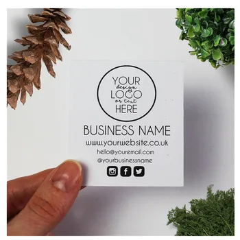 

Business Cards Budget Card Your Logo Here Thank You Card Social Media Card Packing card