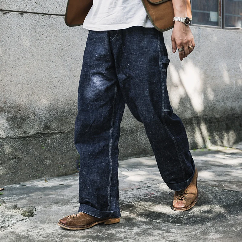 1950s 12.5 oz Selvedge Denim Carpenter Work Pants