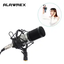 Alawrex AX-800 микрофон для караоке Студийный конденсаторный микрофон KTV BM 800 микрофон для компьютера радио Braodcasting Пение Запись