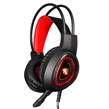 

V800 Stereo Sound Headsets With Mic LED light For Computer PC Gamer Gaming Headset Earphone Wired Gamer Headphone