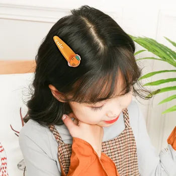 

HairPin 2Pcs/Set Children Barrette Fruit Design Clips Bobby Cute Barrettes Hairpin Sweet Styling Accessories Tools Headdress