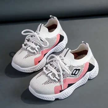 

Summer Kids Shoes Chldren Girls Mesh Breathable Girls Shoes 2020 Soft Sports Kids Running Shoes For Toddler Boys Sneakers Casual