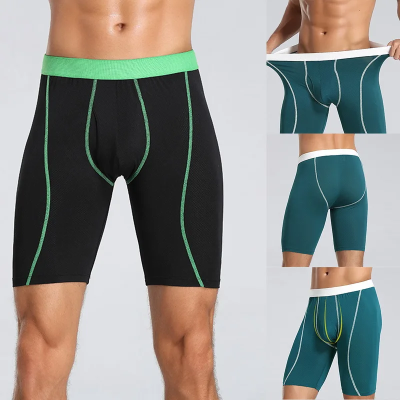 

new Men Summer Fitness Shorts Elastic Waist Slim Bodybuilding Short Leggings Tights Men Trousers Gym Fitness Training Shorts