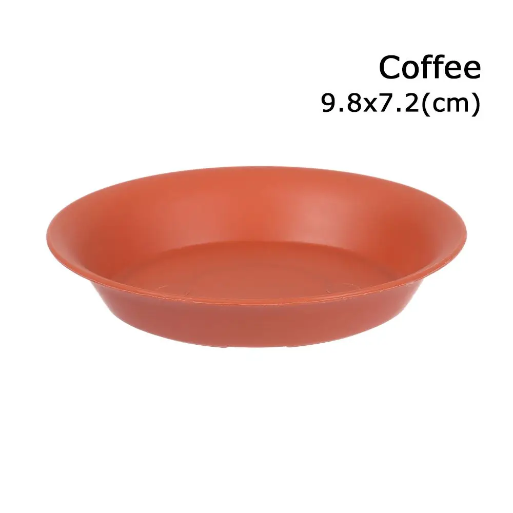 Set of 3 Round Heavy-Duty Plant Saucer Drip Trays for Indoor and Outdoor Use