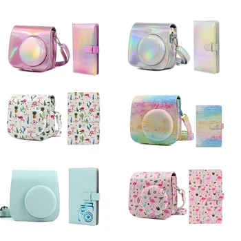 

Fujifilm Instax Mini 9 8 8+ Camera Accessory Artist Oil Paint PU Leather Instant Camera Shoulder Bag Protector Cover Case Pouch