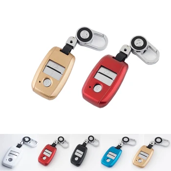 

ABS Car Remote Key Case Cover Chain For Ceed Kia Rio k2 Sportage R K3 K4 K5 Ceed Sorento Cerato K3 Optima K5 Stinger 2015-2018