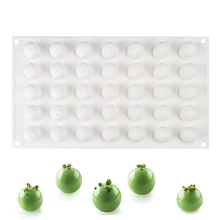 Круглый 3D трюфель шоколадные силиконовые формы украшения торта инструменты для выпечки помадки мороженое, мусс Пудинг Плесень