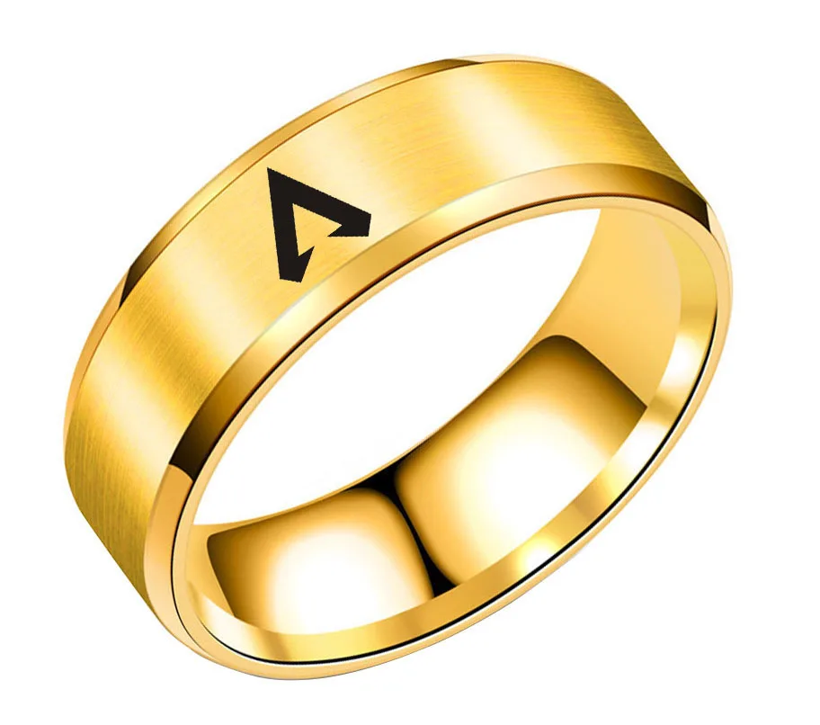 Hot Game Apex Legends Ring Titanium Steel Hero Ring Stainless Steel Ring for Freind Best Gift Ring Championship Rings 
