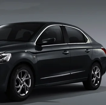 

stainless steel car window trims for peugeot 301 citroen c-elysee 2012 2013 2014 2015 2016 2017