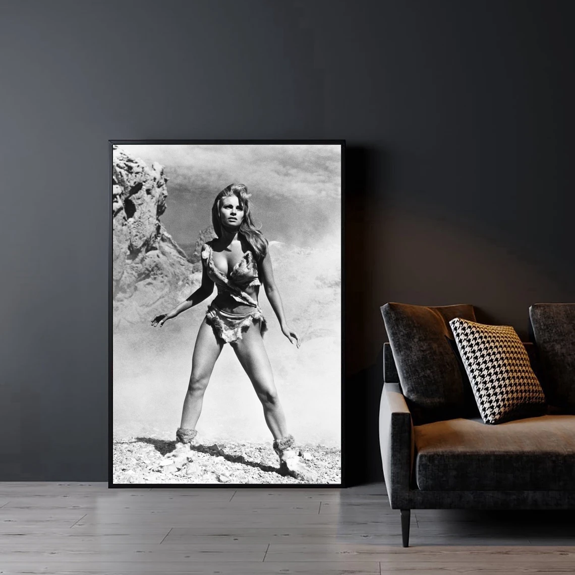 Raquel Welch Un Milione Di Anni Bc Poster Stampa Decorazione Della Casa Pittura Murale (Senza Cornice)