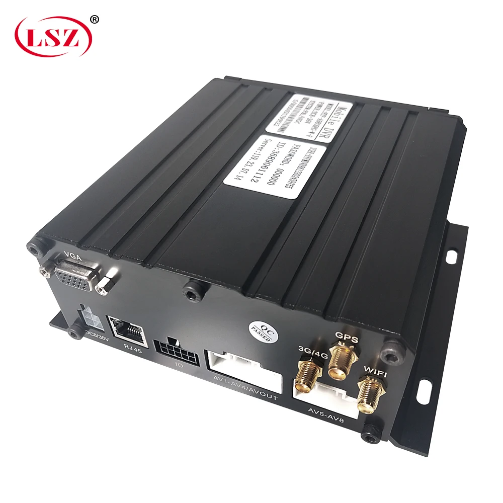  Fábrica de fuente LSZ 8CH MDVR 4G GPS WIFI HDD DVR móvil para taxi o autobús escolar o autobús o ca