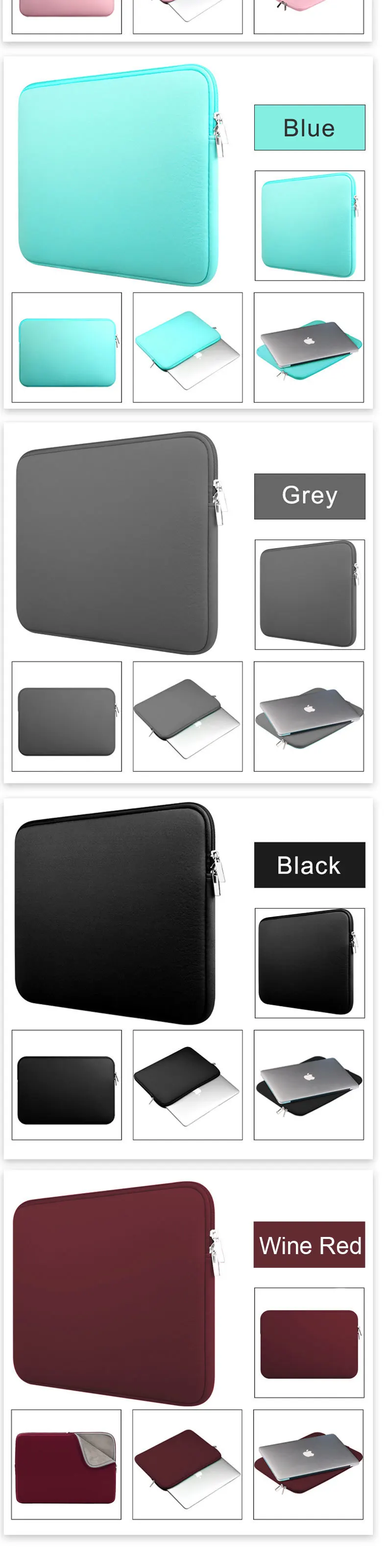 Чехол для ноутбука microsoft surface pro 3 4 5 6 7X12,3, чехол для планшета, мягкая плюшевая подкладка, сумка на молнии