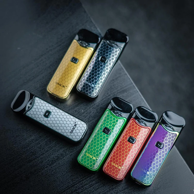 Smok Nord Pod Kit 1100 мАч Номинальная емкость 3 мл электронная сигарета картридж Vape kit Smok nord pod 1100