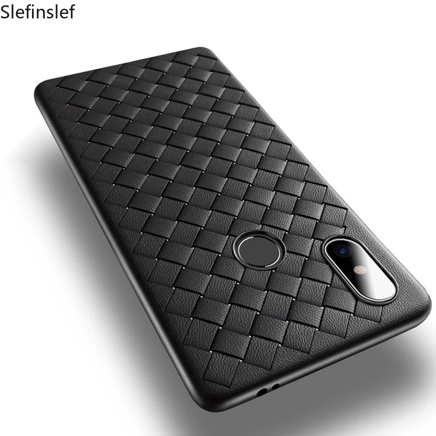 Роскошный Плетеный чехол для iPhone 11 Pro Max Xs X XR 7 8 Plus Xiaomi Mi 9 SE A3 Redmi Note 6 мягкие