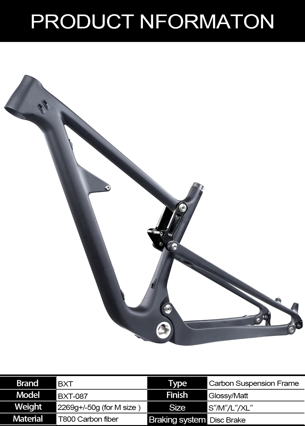 29er MTB полный комплект велосипедной подвески рама BSA; Углерод велосипедный спуск рама велосипеда 142/148 мм boost shock AM Подвески рамы