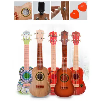 

Ukulele Environmental Protection Entertainment 18*7*57.5CM Plastic 21 Inches Child Learning New Year Gift Small Guitar Toy Fun