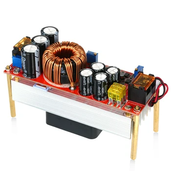 

1500W Boost DC-DC Controller Step-Up Converter Regulator Constant Current&Voltage Mode with Temperature Controlled Fan