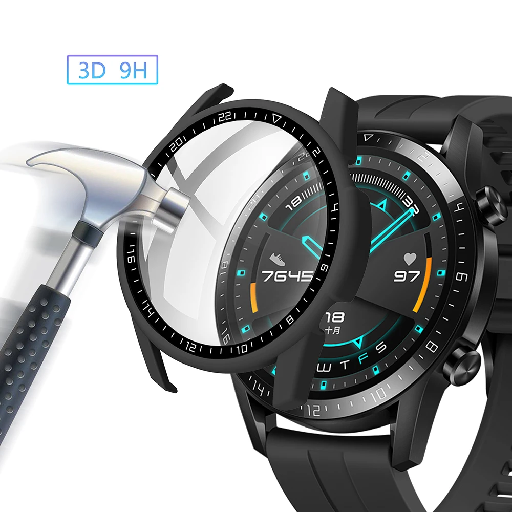 Screen-Protector Protective-Film Tempered-Glass Smart-Watch 46mm Huawei GT2E for 2-e/2e/Gt2/Gt2e