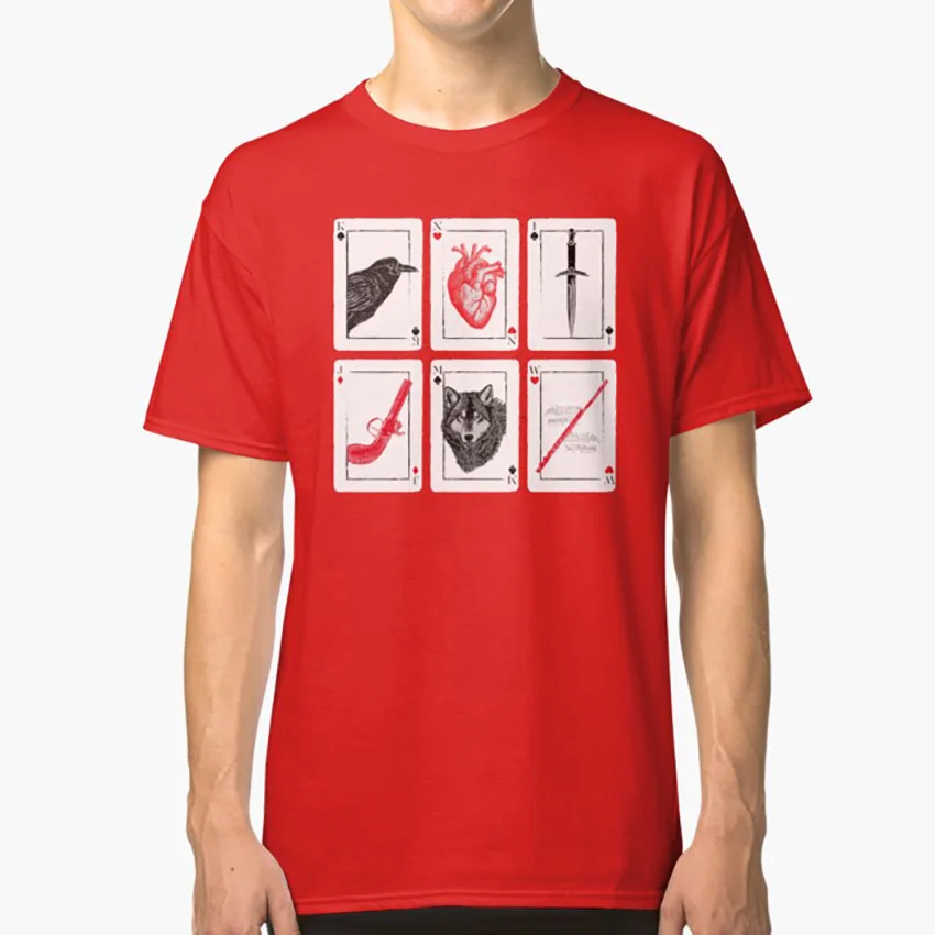 Seis Dos Corvos Camisa Vermelha Seis Dos Corvos Corvos Ya Kaz Brekker 
