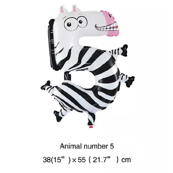 

1Piece Number Foil Inflatable Party Balloons Happy Birthday Balloons Ball for kids child Wedding Balloons figures Animal ballons