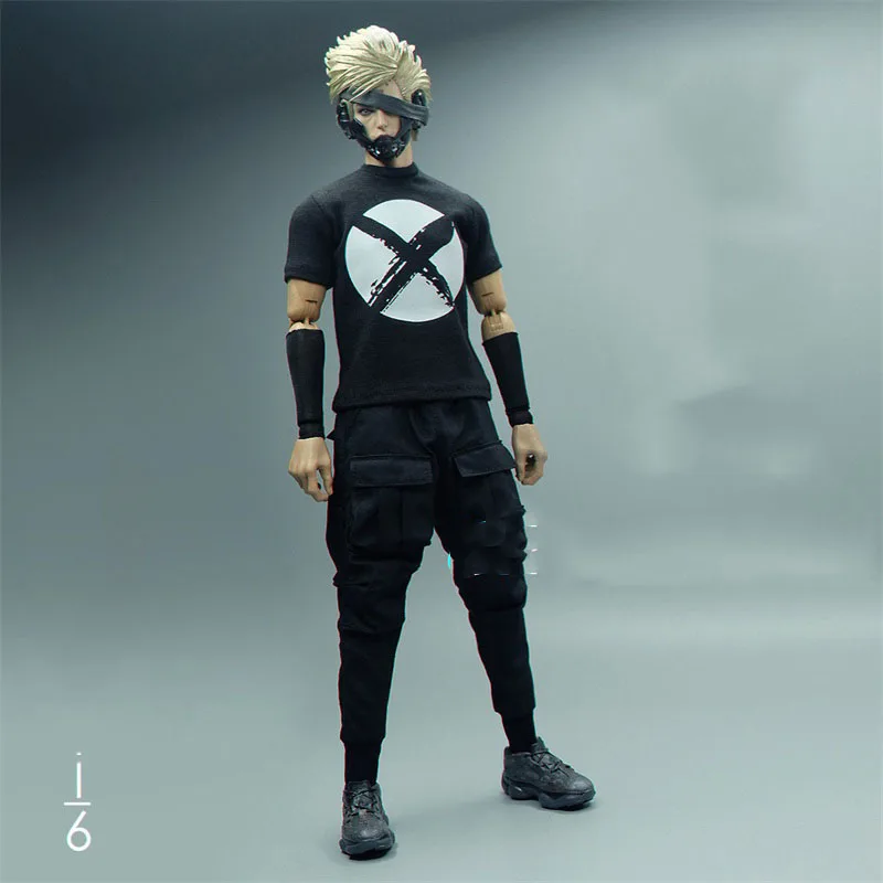 

Scale 1/6 Men's Soldier Trending Clothes For 12" Firgures Short-sleeved Trousers And Wrist Toys For Boy