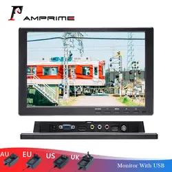 AMPrime 10,1 "HD Автомобильный подголовник монитор PC/tv/DVD плеер TFT ЖК-экран CC tv с HDMI/VGA/AV/USB/SD Пульт дистанционного управления для мониторинга