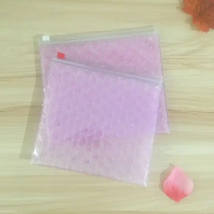 bubble ziplock pouch