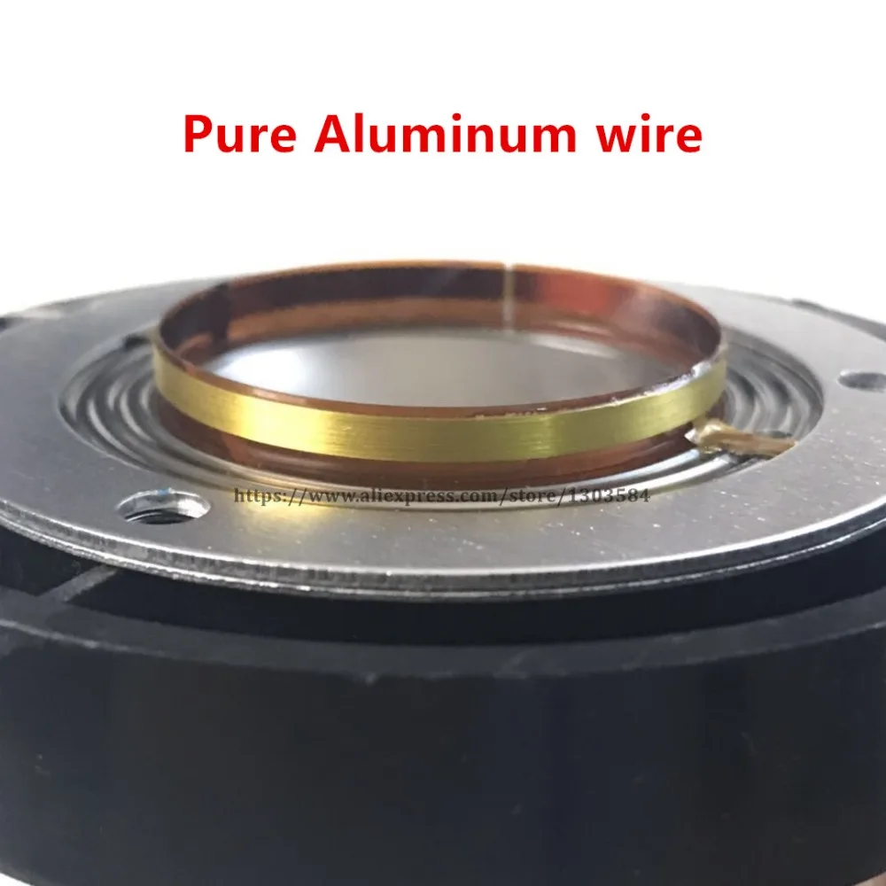 Диафрагма для Behringer Eurolive 34T120H8 B114 B115 8 Ом 1,3" Динамик Рог драйвер 34T30D8 CCAR плоский провод - Цвет: Aluminum Flat wire