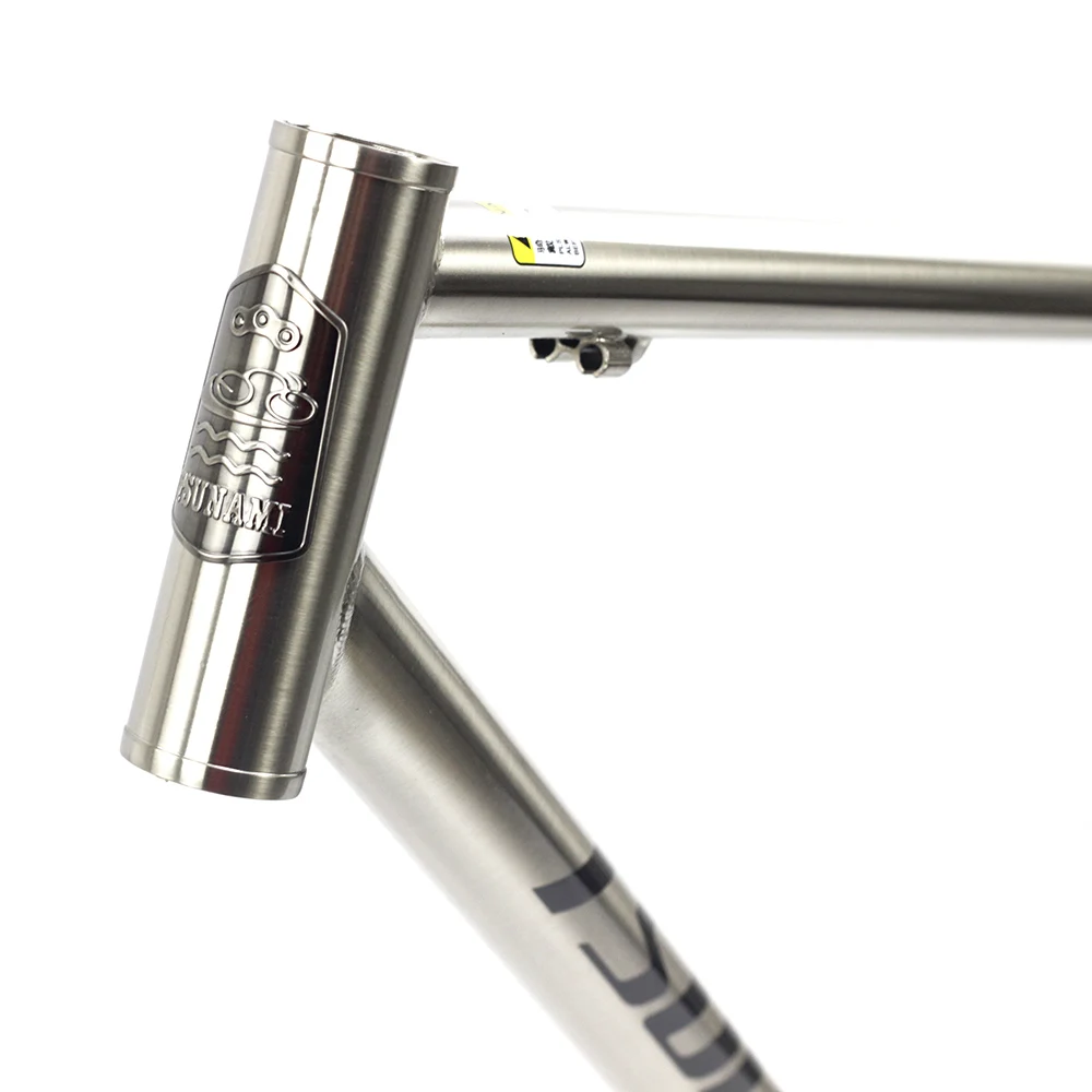 

Reynolds 520 MTB Bike Frame 26" CR-MO Steel Brushing 15.5" 17" 18.5" Disc Brake Chorme Frameset Headset Hight Quality