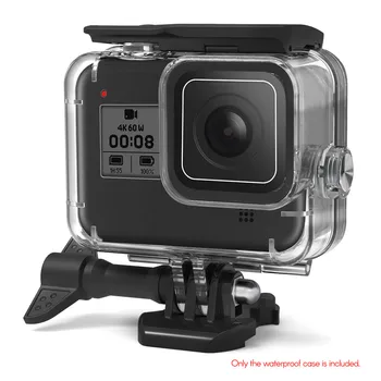 

197FT / 60M Underwater Water Resistant Protective Housing Action Camera Waterproof Case For GoPro 8 Photography Accessories