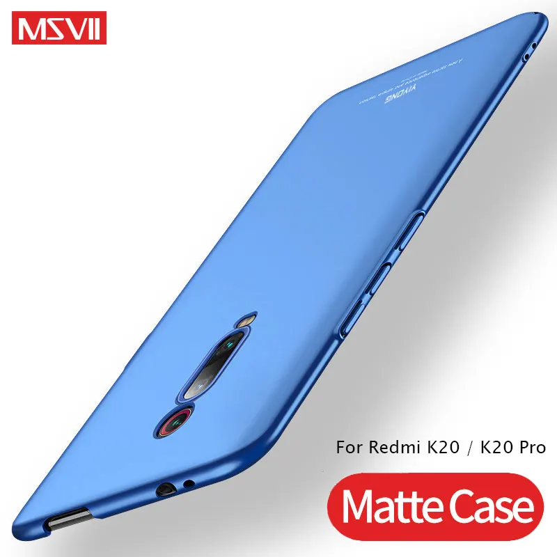 Xiomi Redmi K20 K30 Pro Чехол MSVII Тонкий матовый чехол для Xiaomi Redmi K20 K30 чехол матовый Жесткий PC задняя крышка Redmi K30 Pro