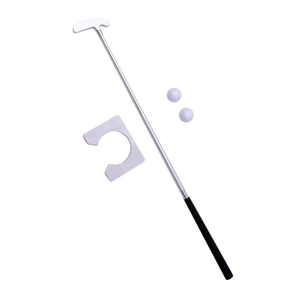 Golf Training Aids Golf Putting Practice Kit Portable Travel Indoor House Office Golfs Ball Holder Putter Aid Tool With Case O9