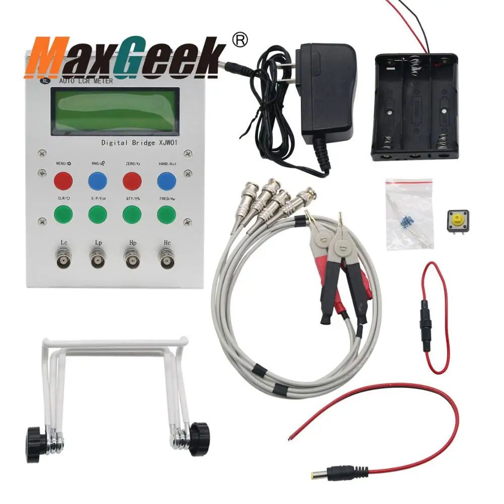 

Auto LCR Meter Digital Bridge Resistance Capacitance Inductance ESR Meter 0.3%
