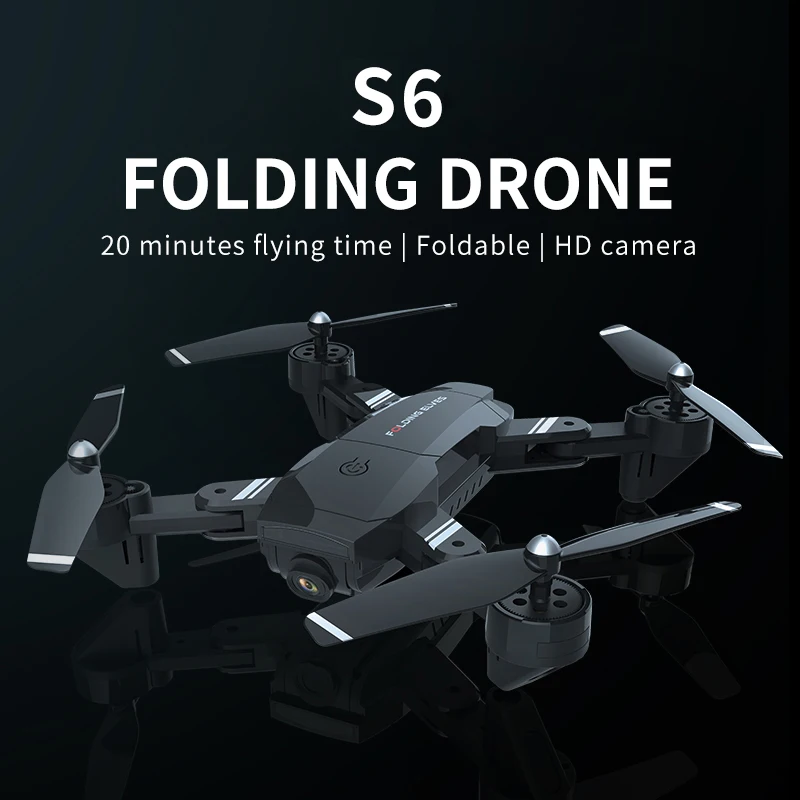 

Drone S6 Folding Uav Hd Model Aerial Photography Remote Control Aircraft Four Axis Aircraft Children's Toys Rc Quadcopter Drone