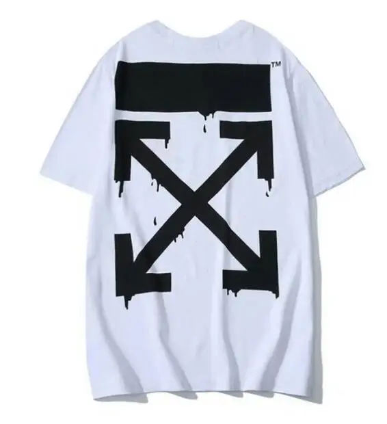 

2019 New Unisex Cotton FOR OFF FASHION WHITE VIDRGIL Kayne Hot West Concert God New T-shirt