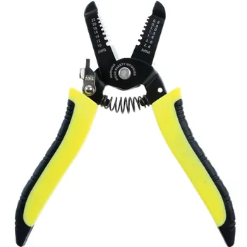 

Pro Wire Cable Striper Cutter Stripper Crimper Pliers Terminal Electrical Tool 6.10