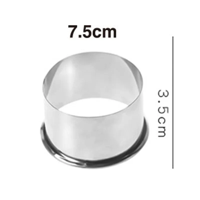 Description Picture 3 of item1Pc Large Stainless Steel Round Dumplings Wrappers Molds Set Cutter Maker Tools Round Cookie Pastry Wrapper Dough Cutting Tool