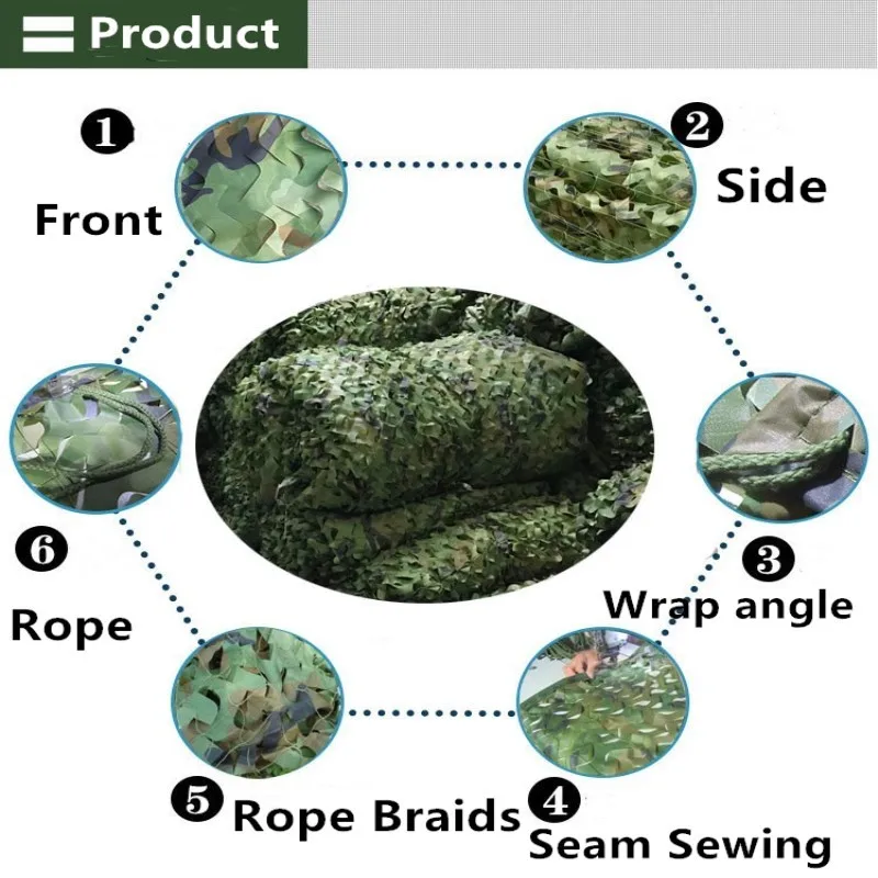 Customized Military Camouflage Net Outdoor Camo Woodland Army Camo Netting Hunting Shooting Fishing Shelter Hide Netting (37)