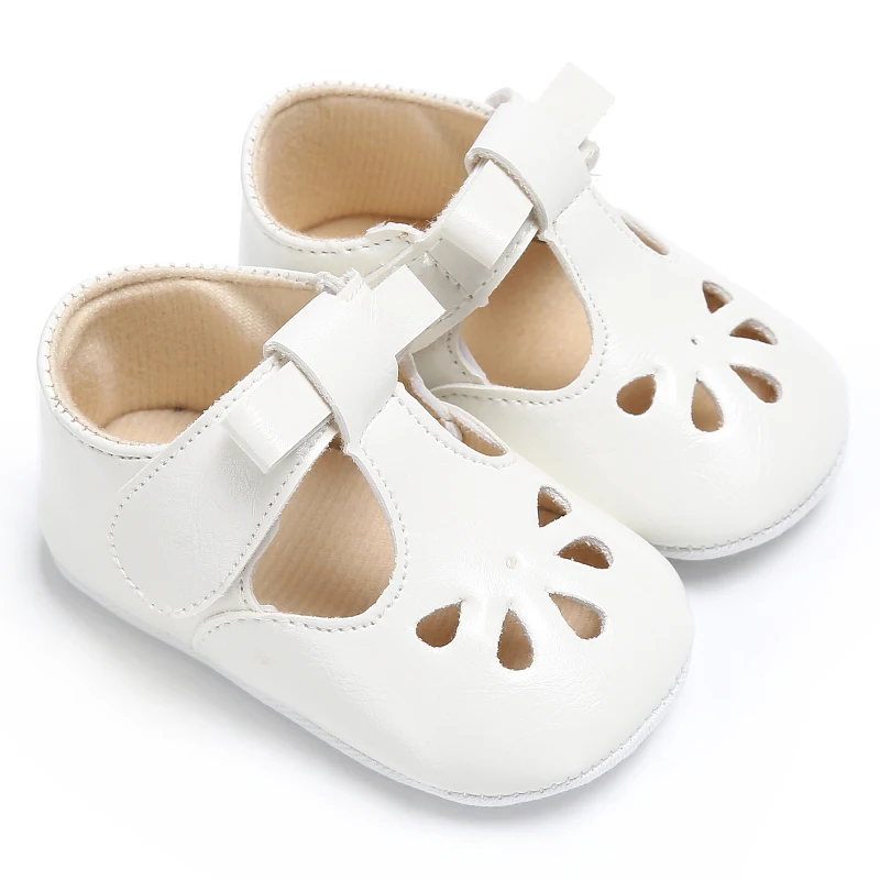 

Toddler Girls First Walkers Newborn Infant Baby Girls Princess Leather Soft Crib Shoes Sweet Prewalker Sneakers 0-18M