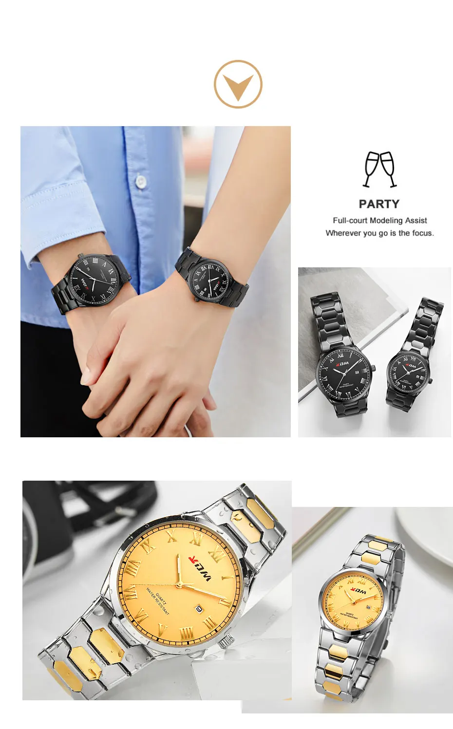 Полностью БЕЛЫЕ СТАЛЬНЫЕ парные часы reloj pareja hombre y mujer точное время regalo pareja унисекс relojes para pareja наручные часы горячая распродажа