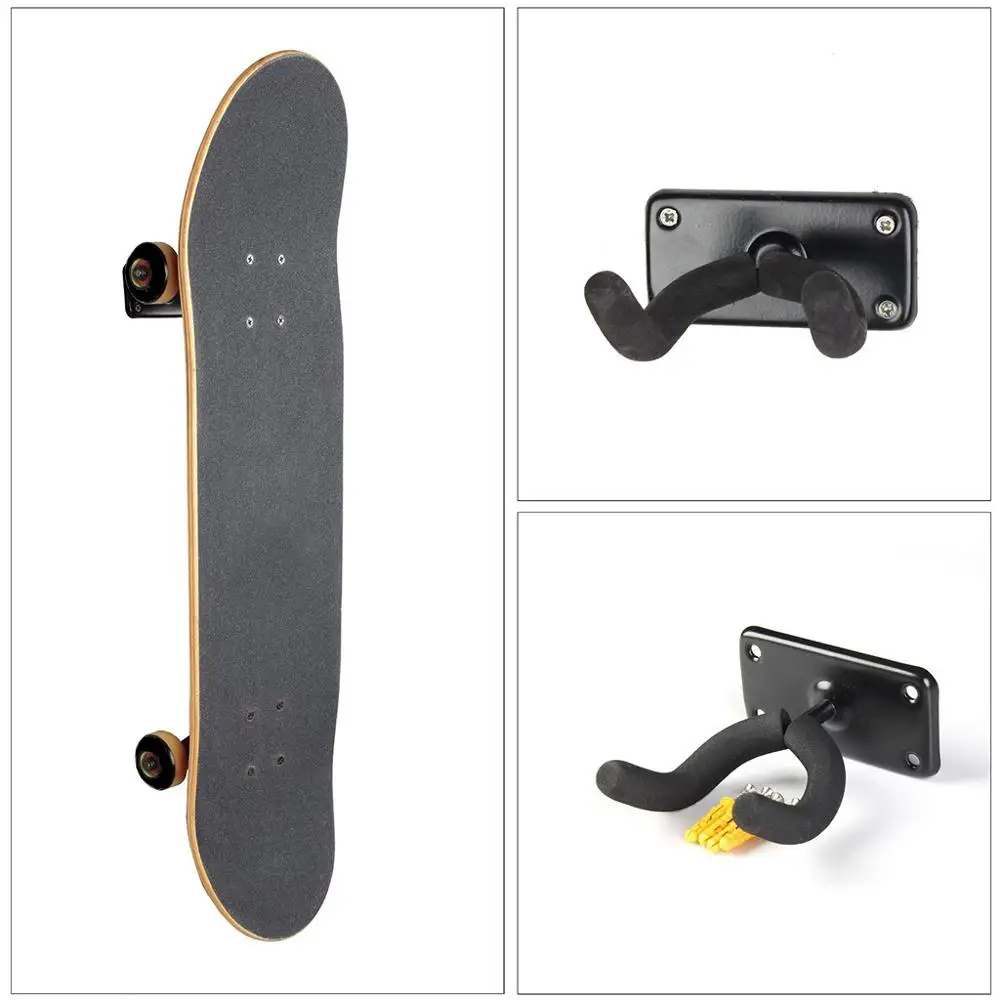 suspension pour skateboard – Support mural transparent pour skateboard –  Facile à monter – cintre pour présentation et rangement planches