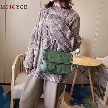 

Soft PU Leather Crossbody Bags For Women 2020 Chain Design Messenger Bag Lady Handbag torebki damskie