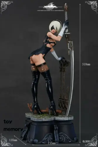 2B Рисунок ограничен 1/7 смола статуя ограниченная