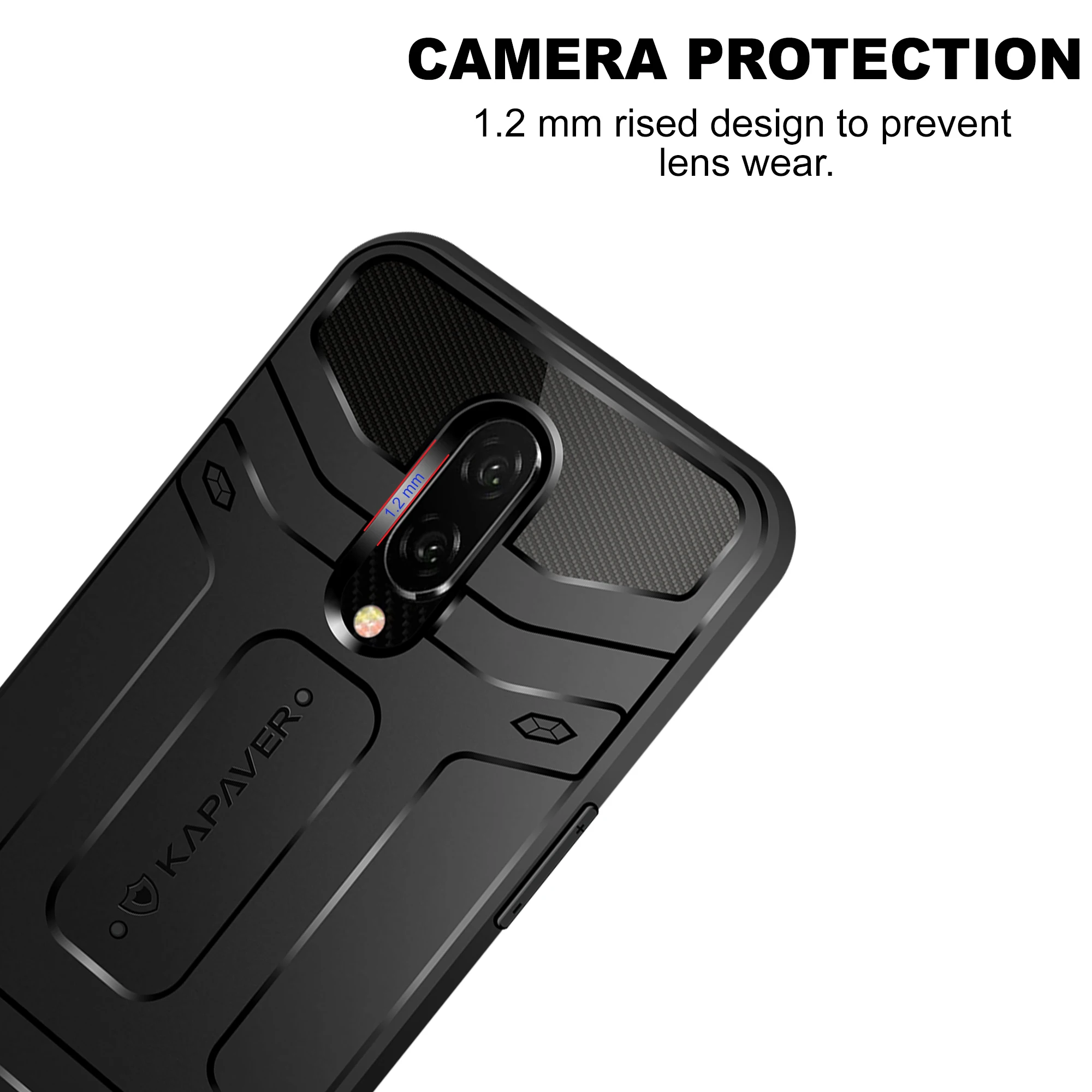Capaver роскошный Официальный чехол для телефона для OnePlus 7 Чехол 1+ 7 Чехол прочный ударопрочный тонкий бампер Защита задняя крышка