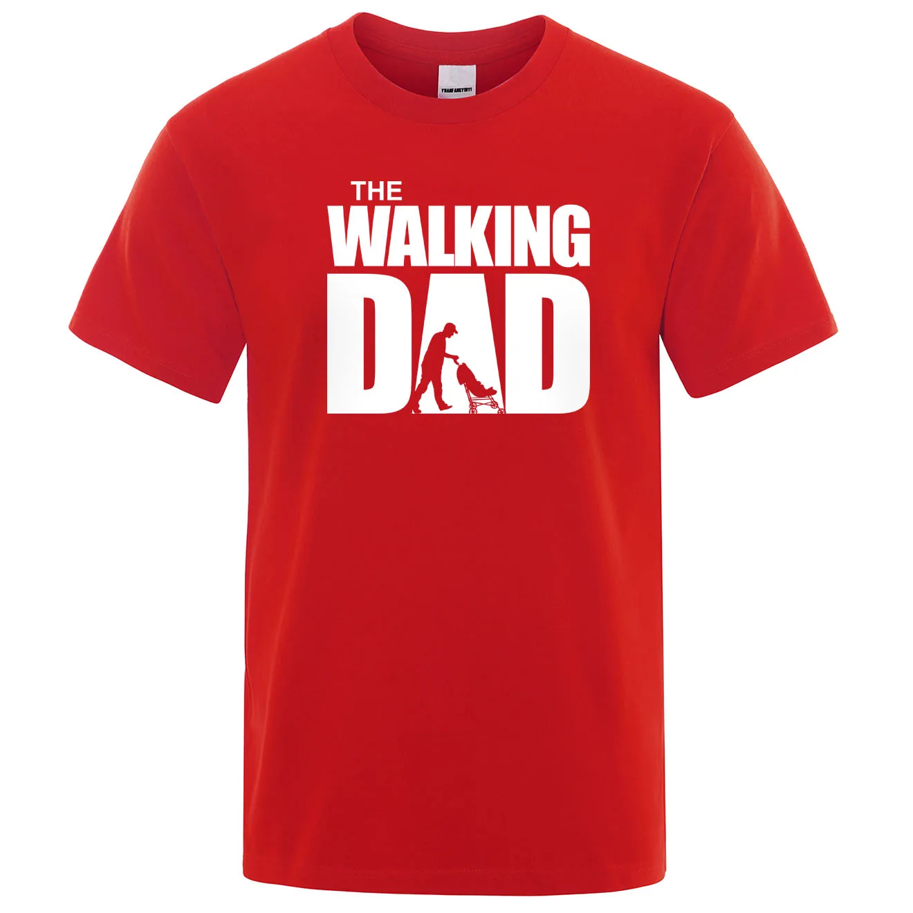 Летняя футболка, футболка с ходячим папой, Мужская крутая повседневная мужская футболка, модные топы в стиле хип-хоп, уличная одежда, подарок на день отца, футболки