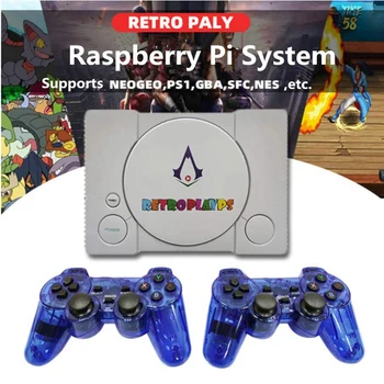 

for Raspberry Pi Console HD TV Video Retro Game Console Built-in 7000+ Games 50 Emulator Player Consoles US Plug