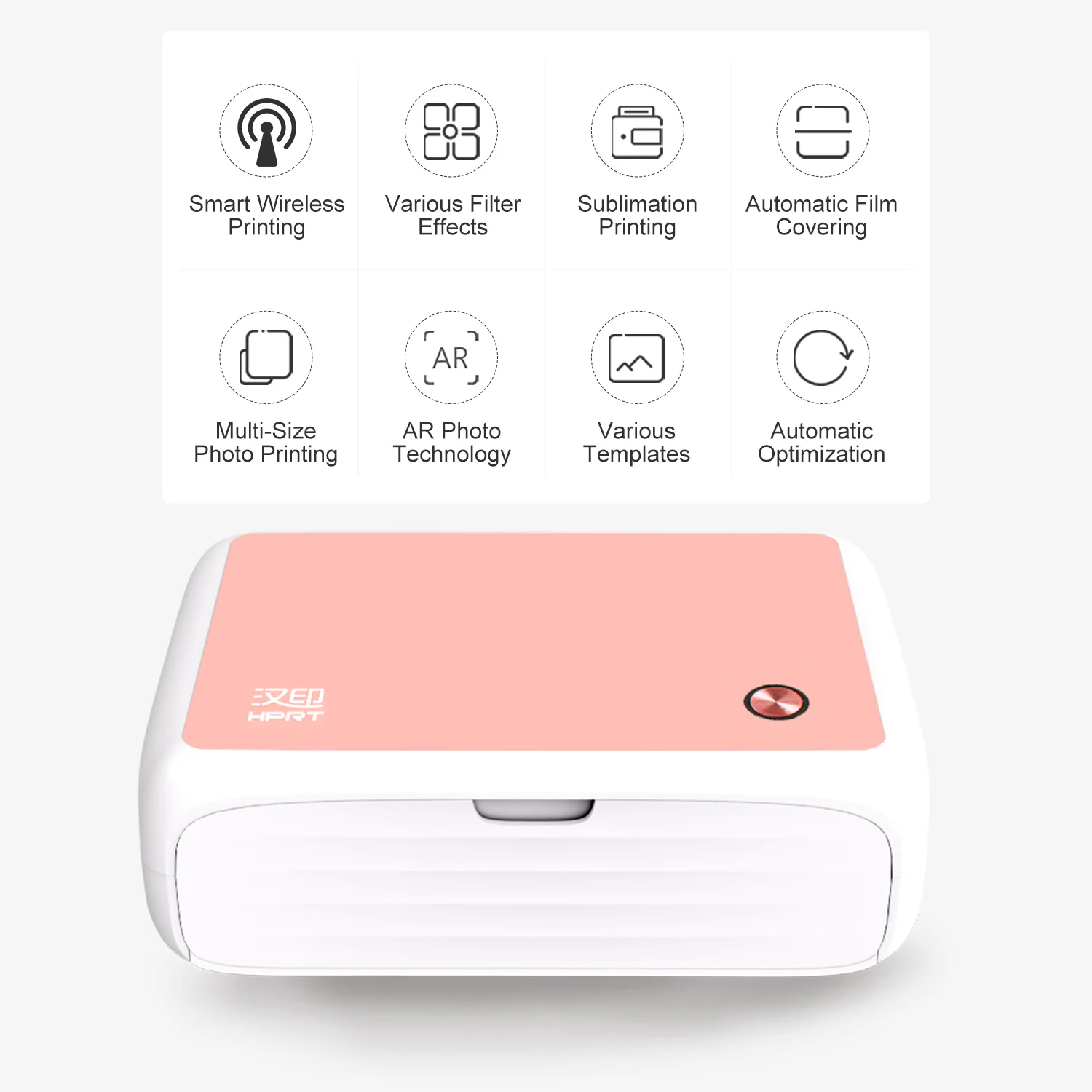 HPRT Photo Printer 4x6 Wireless Portable Mini Prints Color Photos