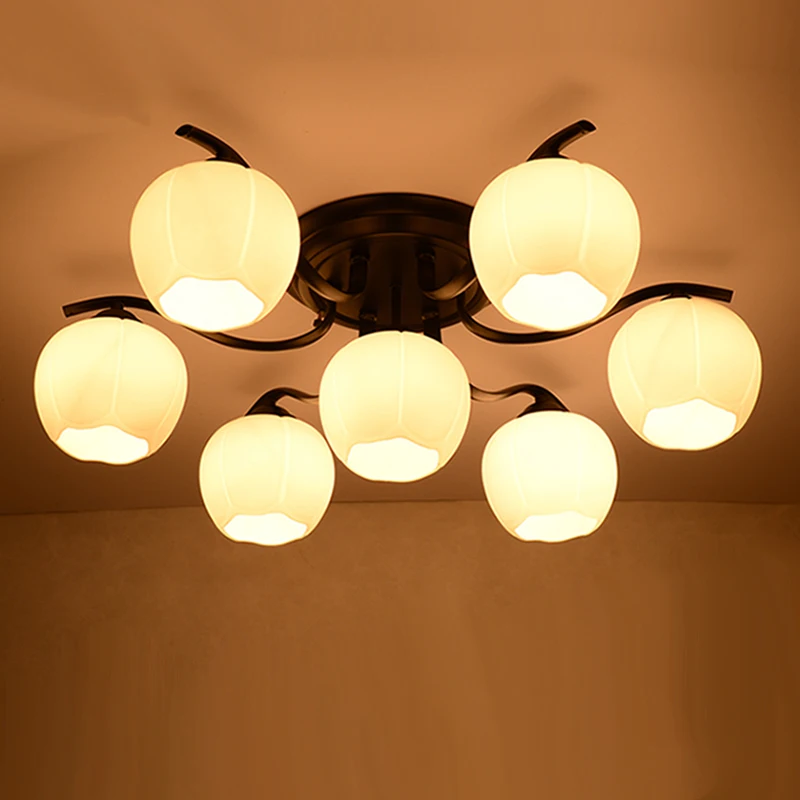 Люстра современная хрустальная декоративные люстры потолок для гостиной спальни столовой черный железный светильник
