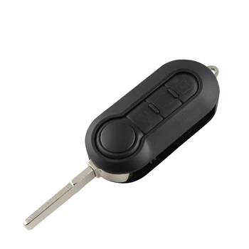 Keyforkess2 3 Pulsante di Vibrazione Pieghevole chiave A Distanza Dell'automobile Borsette Per Fiat 500 Panda Punto Bravo Uncut Lama SIP22 di ricambio Borsette - YIQIXIN 2 3 Pulsante di Vibrazione Pieghevole chiave A Distanza Dell automobile Borsette Per Fiat
