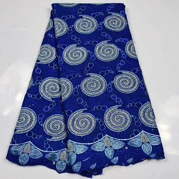 

High Quality Embroidery Men's Swiss Cotton Lace Fabric Newest Design Soft Polish Lace Swiss Voile Lace Fabric